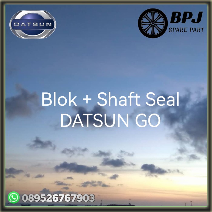 Ready Stok Blok + Shaft Seal Ac Kompresor Datsun Go Go+ Panca Ori Kode 196