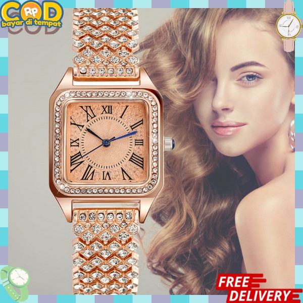Terbaru Jamtangan Perempuan Jam Tangan Wanita Jqm Fashionable Jm Cewek Korean Style Jam Tangan Wanit