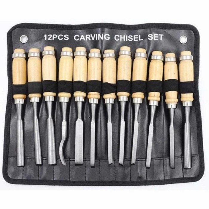 

SET PISAU UKIR PAHAT KAYU 12 IN 1 WOOD CARVING ART KNIFE