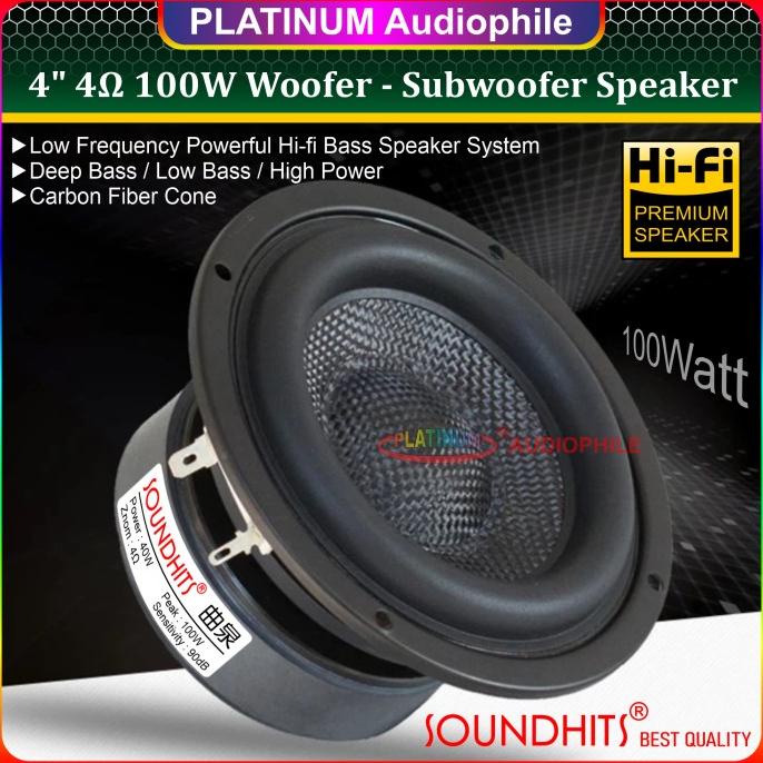 Speaker Subwoofer 4 inch woofer | Hifi Speaker High Quality Import