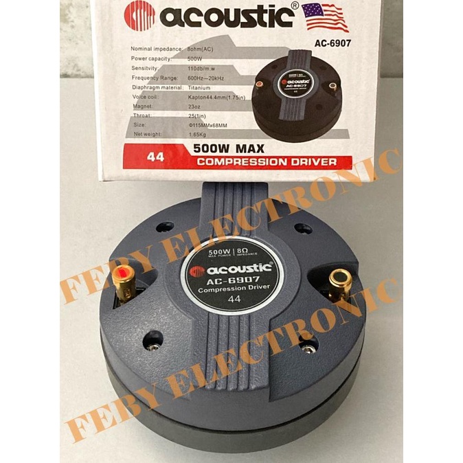 Tweeter Driver Acoustic PA 44