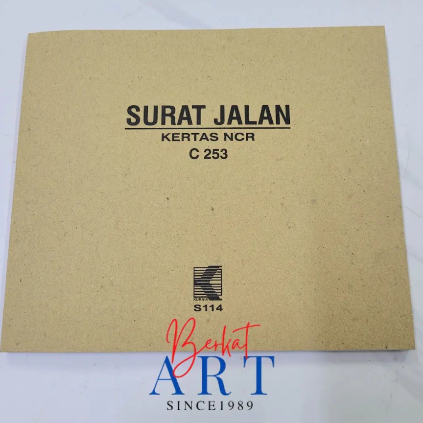 

63 Surat Jalan Besar 1/2 Folio 4PLY / Rangkap 4 NCR KURNIA 86