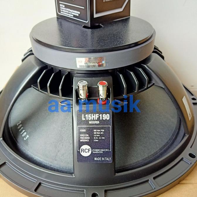 SPEAKER COMPONENT RCF L15HF190 KARAKTER WOOFER 15 INCH TERBARU