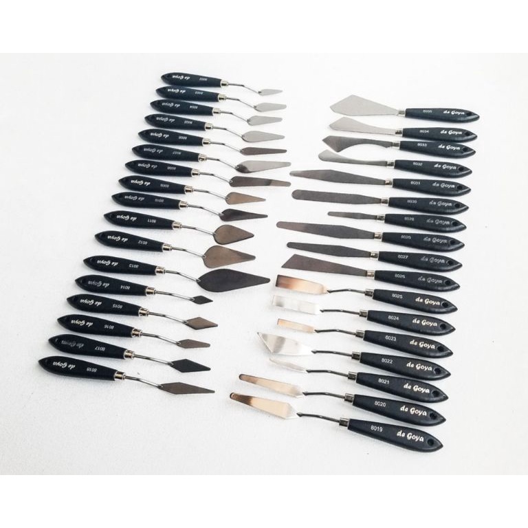 

6.6 BRANDS FESTIVAL DEGOYA DE GOYA PALETTE KNIFE PAINT KNIVES PISAU PALET UNTUK LUKIS ATAU HIAS KRIM KUE