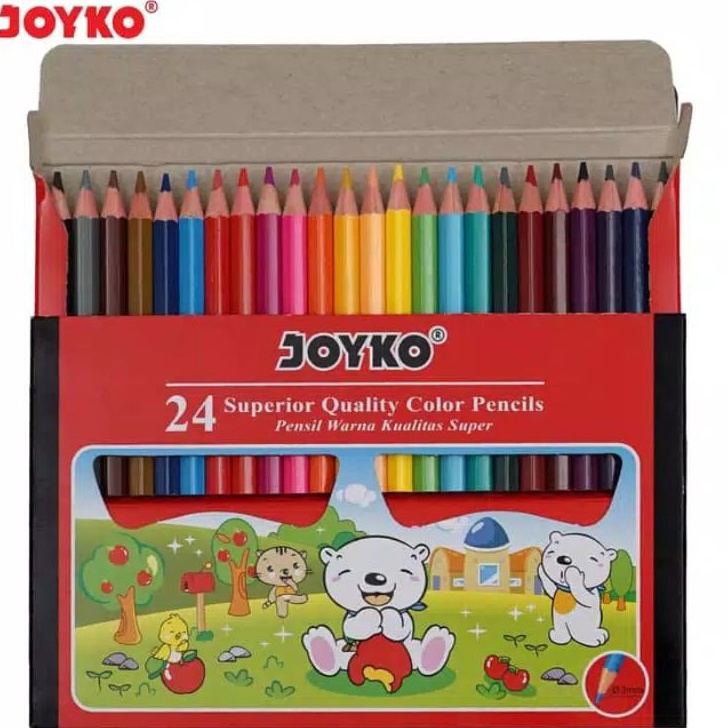 

➫➻❀✺ Pensil Warna Joyko 24 Warna Color Pencil CP-S24 Ready Stok