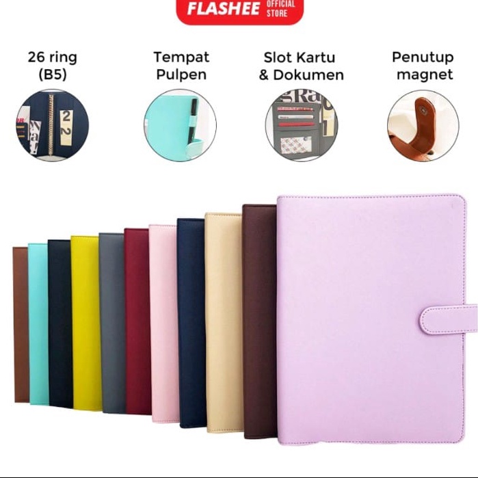 

THHK4677 Binder Polos Eksklusif B5 26 Ring Agenda B5 Polos 26 Ring Binder Organizer B5 Berkualitas Termurah