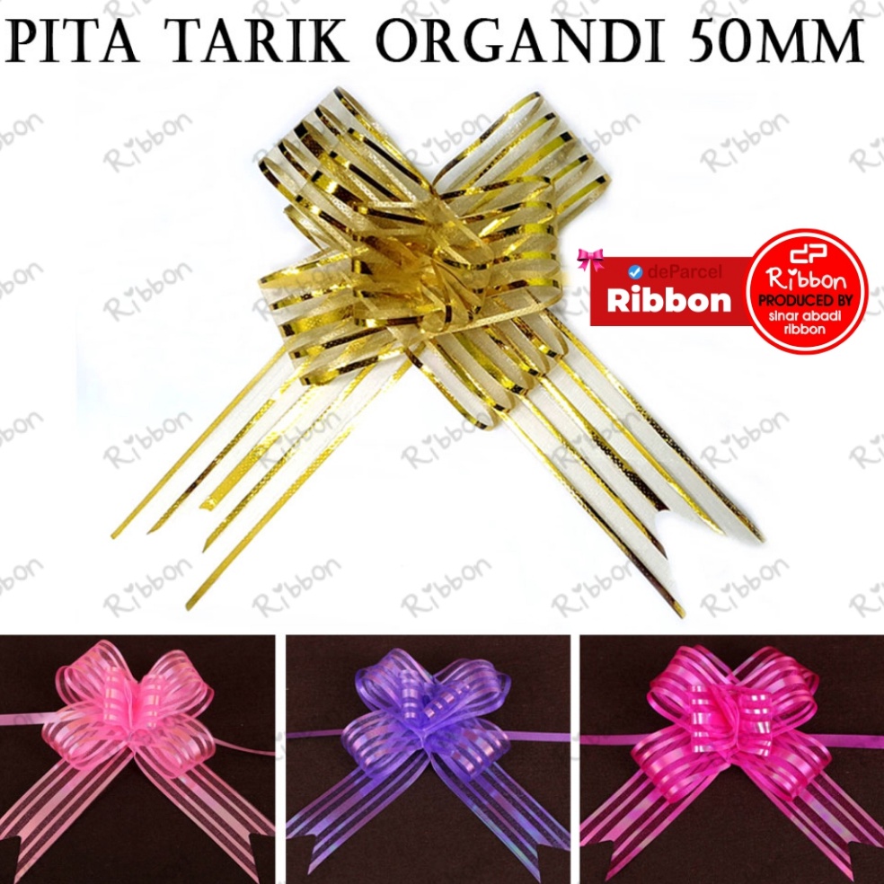 

CHB Pita Tarik Organdi 50mm isi 10pcs Serut Besar - Kain Kaca Metalik Organza gc9er