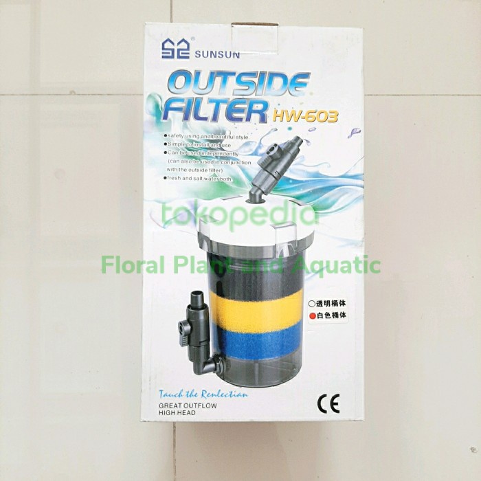 Outside Filter Filter Luar Aquarium Sunsun HW-603