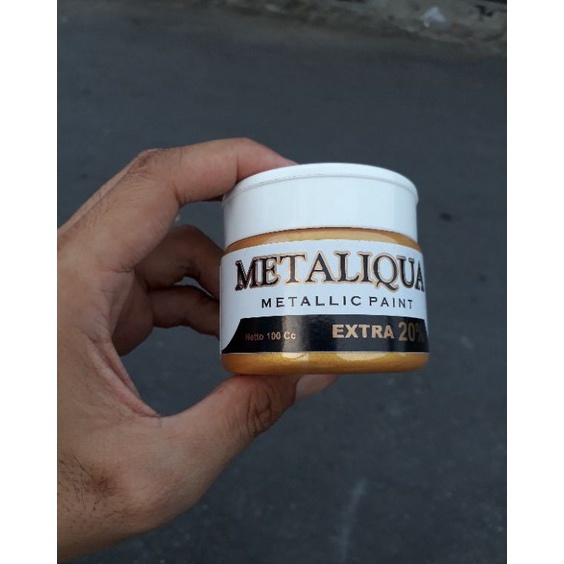 

[ART. J20C] Cat emas campuran air metaliqua 100cc bonus 20%