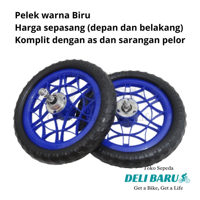 Ban Buta Ban Busa Ban Mati Velg 12 Inch Komp Besi Sepeda Anak $12