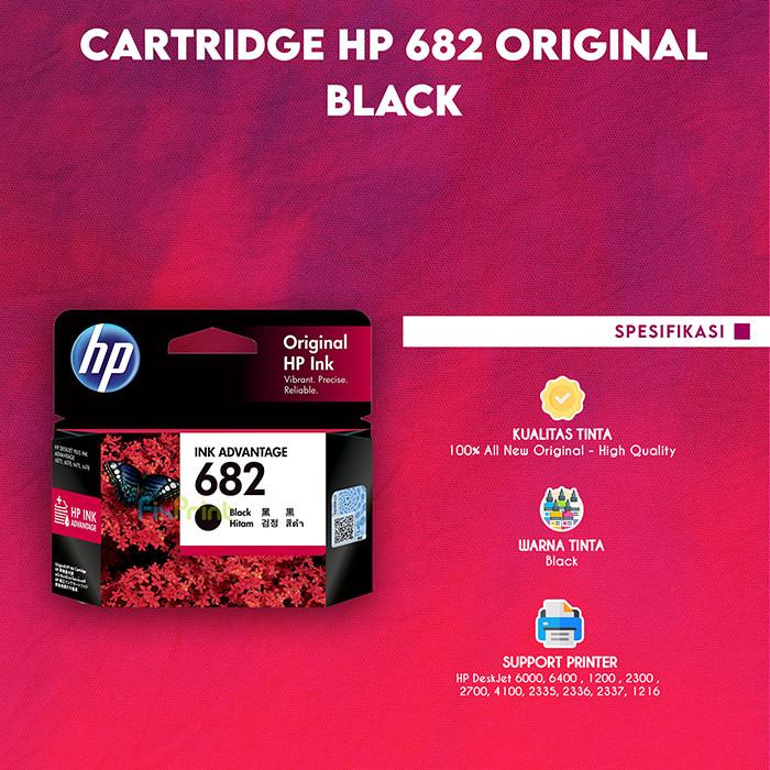 

SET BLACK COLOR TINTA CARTRIDGE HP 682 PRINTER 2335 2336 2337 2775