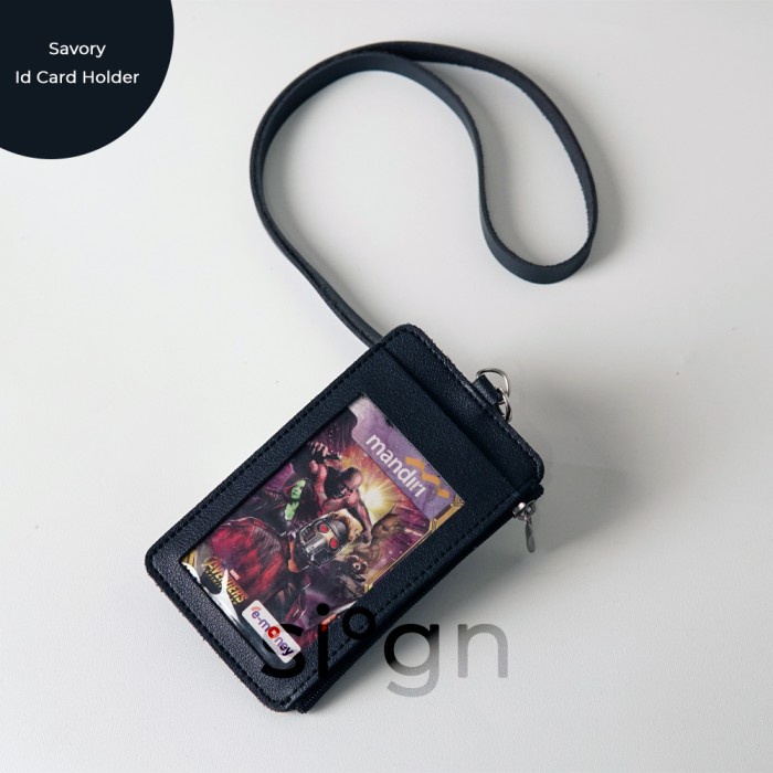 

MURAH Sign - Savory Id Card Holder/Lanyard - Hitam
