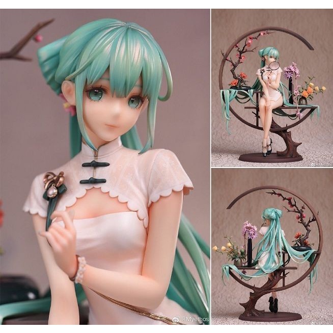 ✨New Ori Figure Anime Hatsune Miku Myethos Cheongsam Figure Non Ori Terbaru