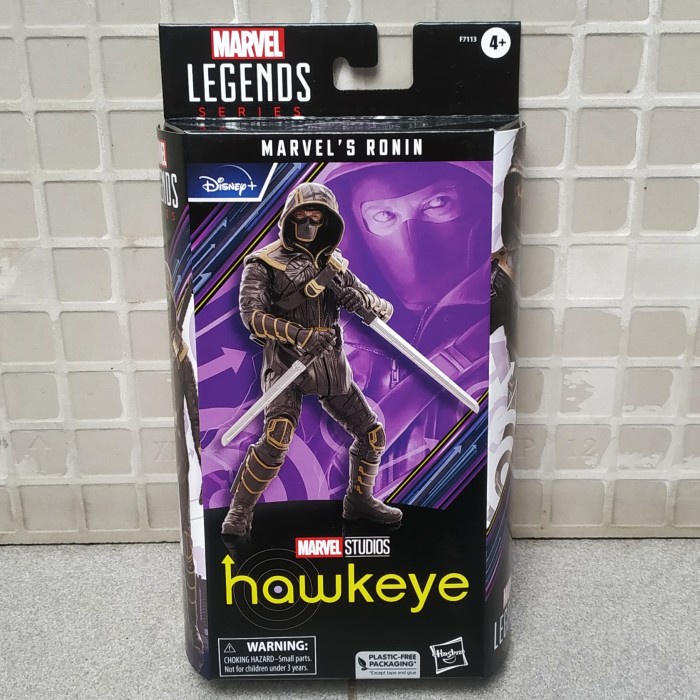 ✅Baru Hasbro Marvel Legends Ronin Hawkeye Tv Series Disney Clint Barton Terbaru