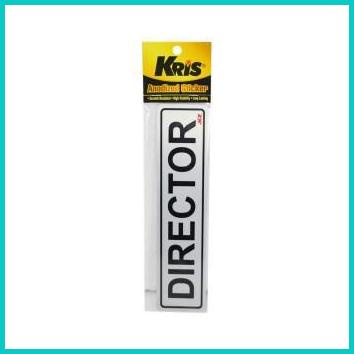 

KRIS STIKER DIRECTOR STICKER SIGN LABEL ANODIZED 20JVLZ3 onderdil