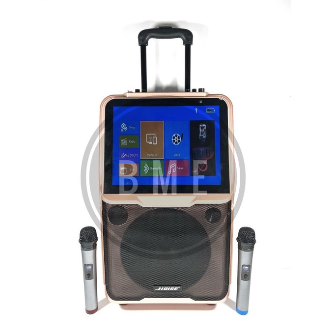 Speaker Portable Wireless Noise 899 Video Original 10 inch Layar 15 in