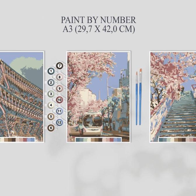 

Alat Paint By Number Kit A3, KOREAN AESTHETIC Baru|Kode 1056