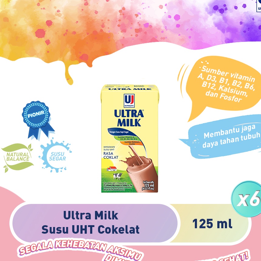 

12.12 Flash Sale Ultra Milk Susu UHT Cokelat 125ml [Paket isi 6pcs] grosir