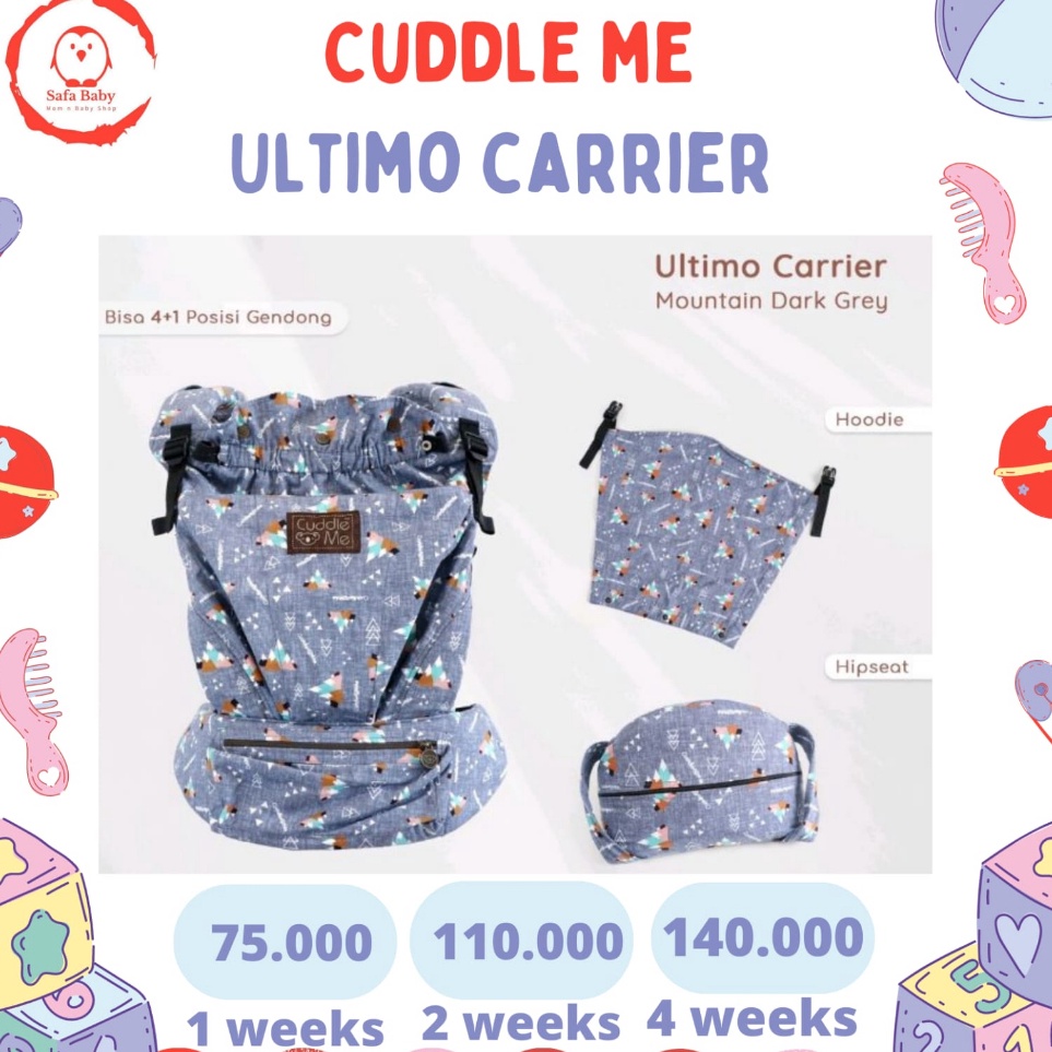 ☑Jlb SEWA GENDONGAN BAYI CUDDLE ME ULTIMO, LEVANA, LITE u Terbaru ★★.