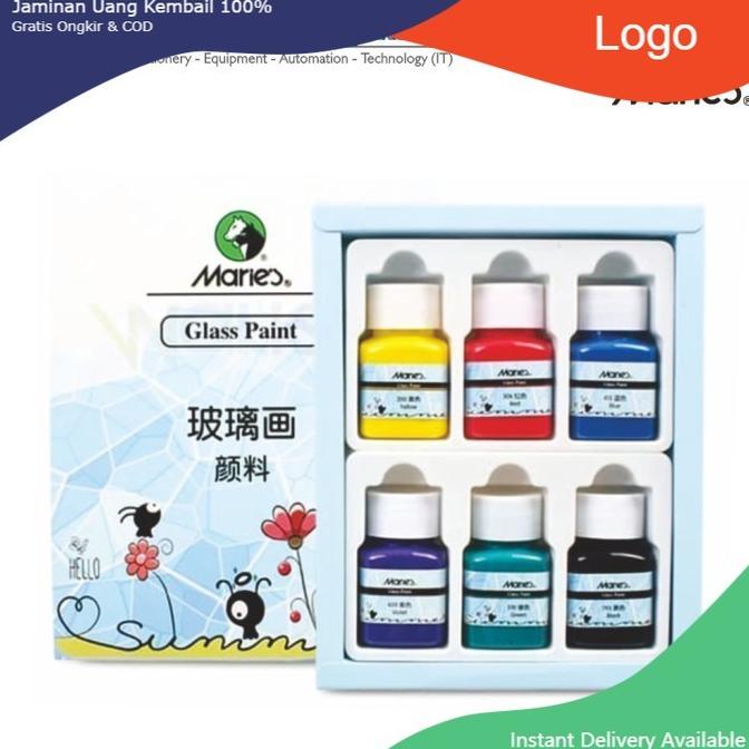 

Terbaru!! Glass Paint Colour Maries type - A7006 (isi 6 warna) Baru|Kode 1225