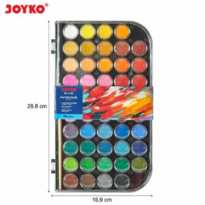 

Terbaru!! Water Colour Joyko 48 warna / Cat Air Joyko Baru|Kode 1337