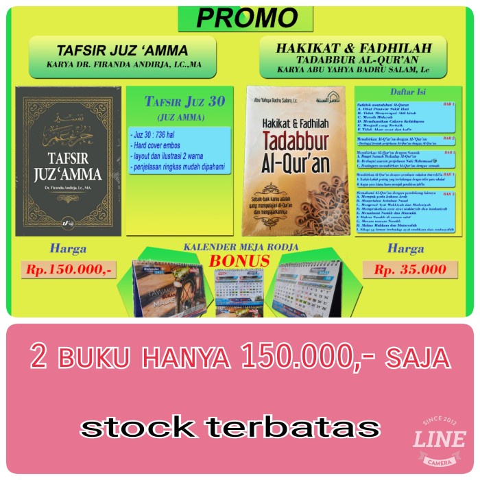 PROMO TAFSIR JUZ AMMA USTADZ FIRANDA & HAKIKAT TADABUR ALQURAN ABU YAHYA TERMURAH