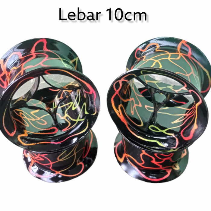 BLADU/GOLONGAN BENANG KENUR LAYANG-LAYANG UKURAN 4 INCH LEBAR 10 CM