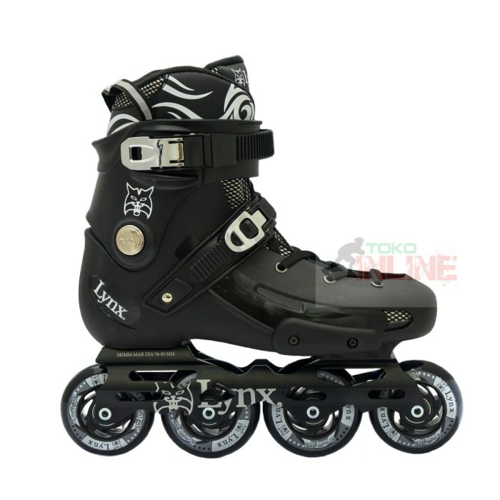 SEPATU RODA LYNX BLACKEN SLALOM INLINE SKATE