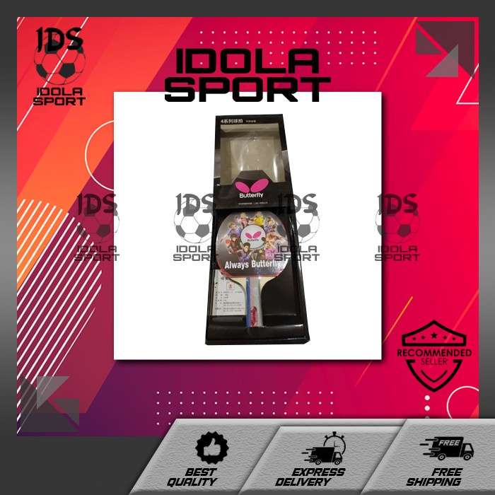 BAT / BET / BAD PINGPONG / TENIS MEJA BUTTERFLY SERI 4 - TBC401 + TAS