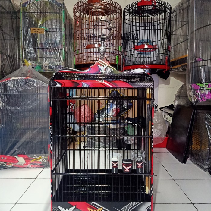 Sangkar Kotak Radja Decal Premium