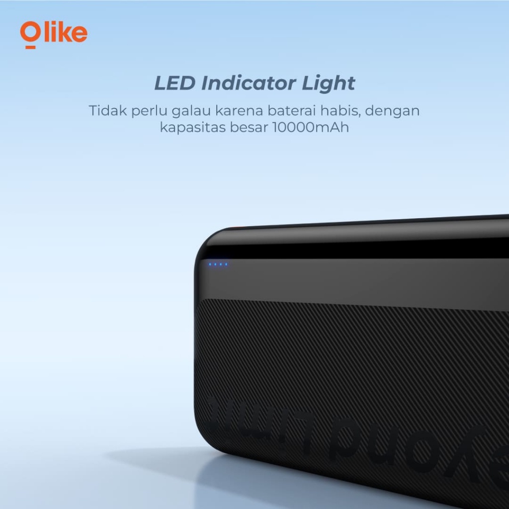 Olike P1 New 10000mAh Dual Input Output Power Bank Powerbank