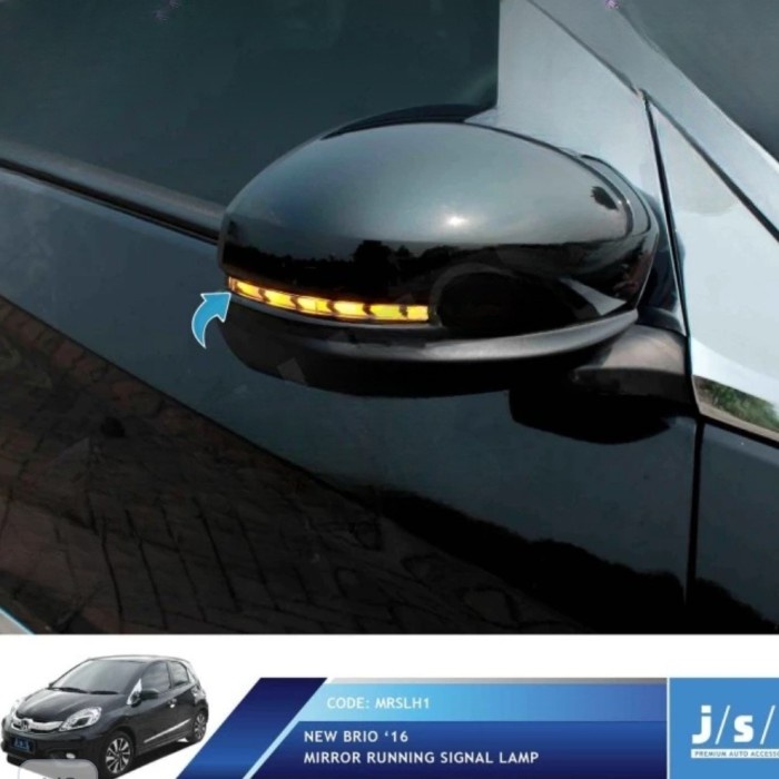 [Ori] Lampu Led Kaca Spion Model Running Mobil Brio 2016 - 2017 Terbaru