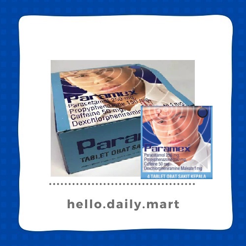 PARAMEX SAKIT KEPALA 1 BOX 50 STRIP