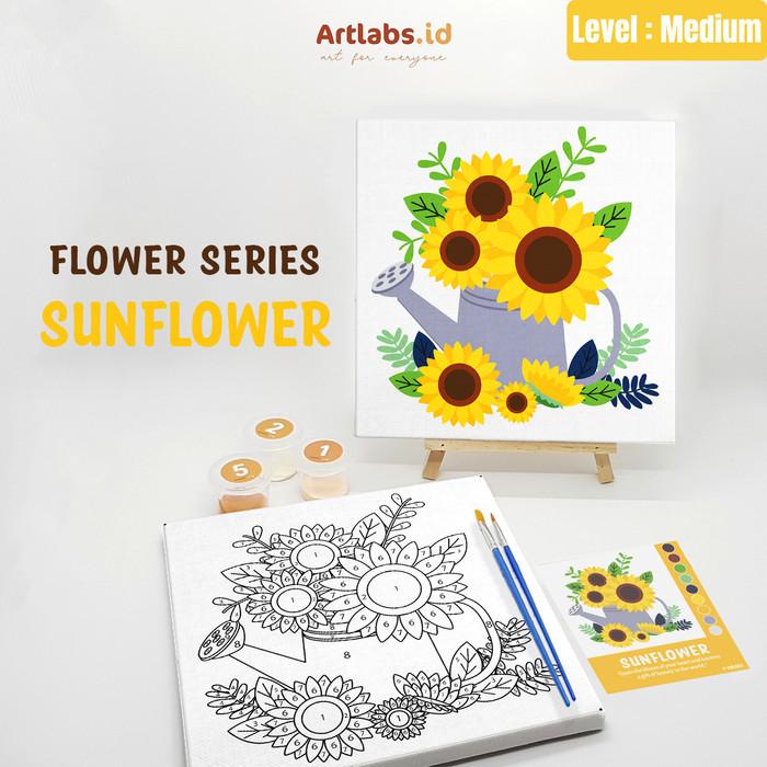 

Sunflower - Paint By Number 10 Color [Flower Series] | Painting Kit