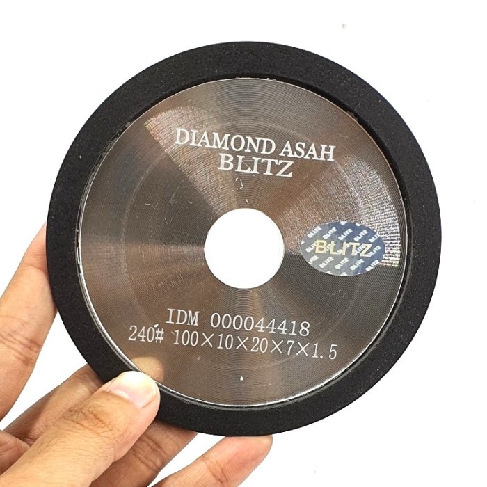 Diamond Asah 4" Inch / Batu Asah Pisau / Mata Asah Intan 1 Sisi