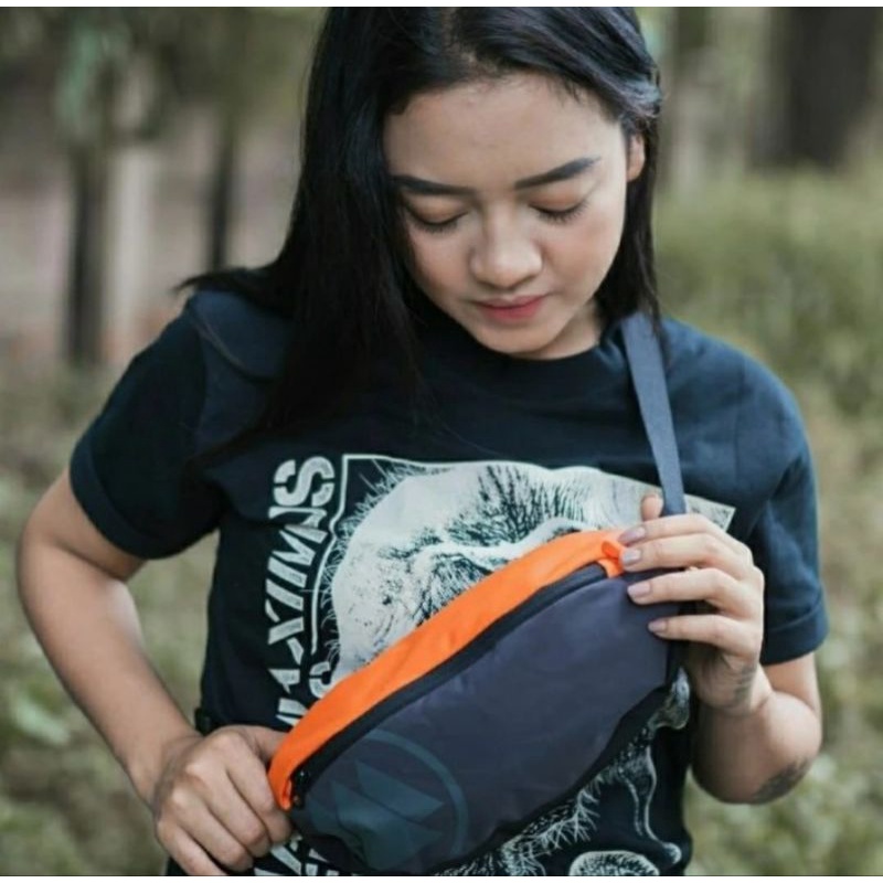 Tas Pinggang Simple / Waist Bag Zlatan Roku Original Terlaris