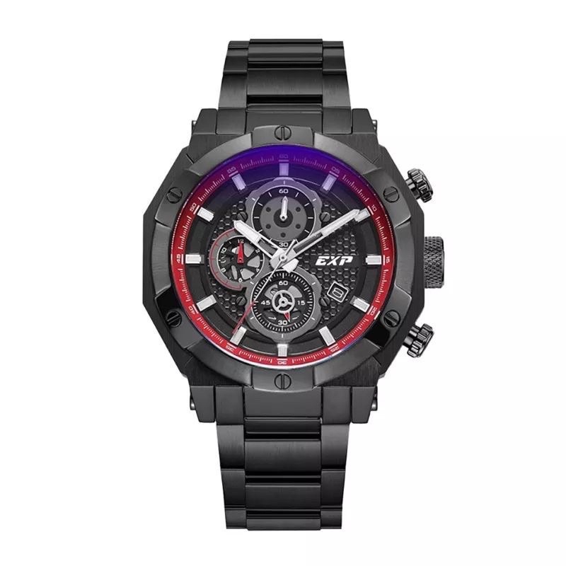 JAM TANGAN PRIA EXPEDITION EXP 6385 black red