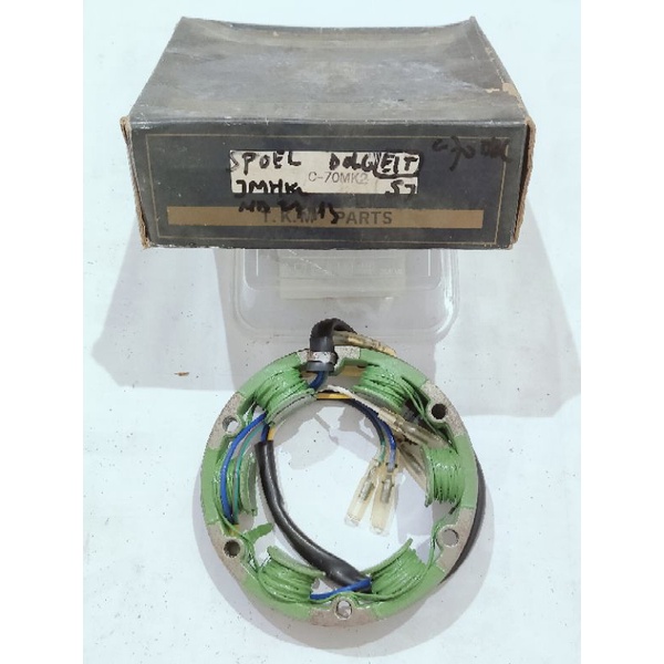 Spul Spull Honda C70 Double Mark2 DOLG ET Assy Stator Comp 27993 Ori (NOS, SEGEL, GENUINE) Spool Spo