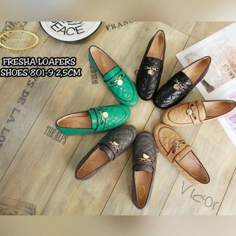 PROMO CRAZY SALEEE FRESHA LOAFERS SHOES 801-9 banana