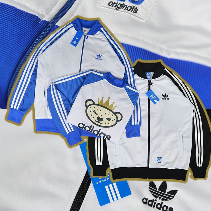 KHOF119 JAKET TRACKTOP ADIDAS SUPERSTAR X NIGO BEAR Full Tag & Label UNISEX Terlaris ++