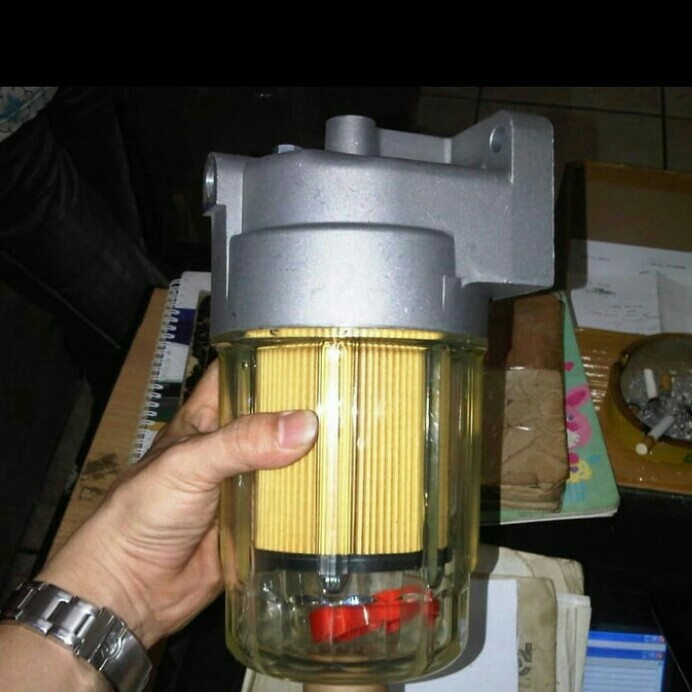 [New] Fuel Filter Sk200-8Housing Assy Rumah Filter Solar Assy Terbatas