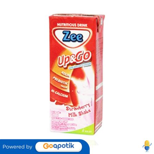 

ZEE SUSU UHT RASA STROBERRY 200 ML TETRAPAK