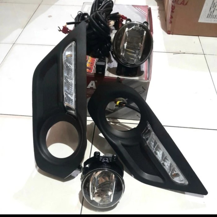 [Baru] Foglamp Lampu Kabut Isuzu Mux Thn 2014-2015-2016  Drl Led Terbatas