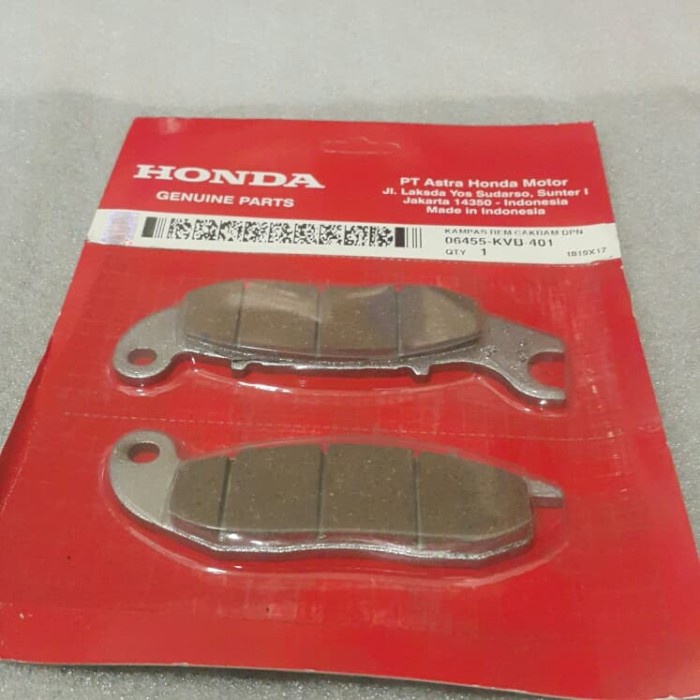 Kampas rem depan 06455kvb401 ORIGINAL