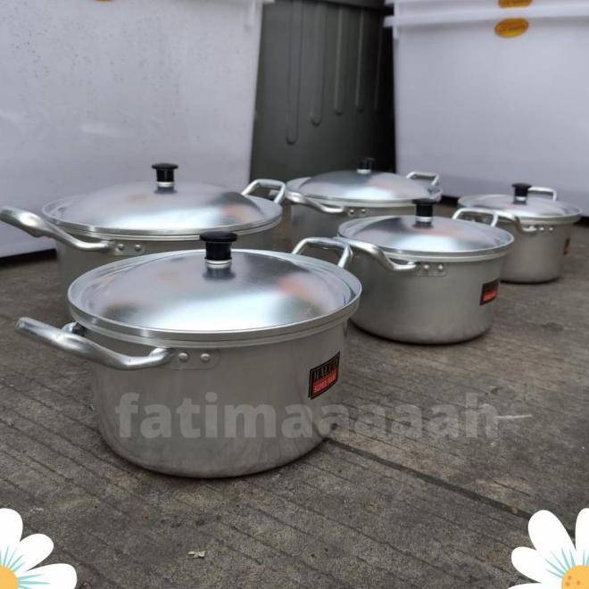 Halco Panci Masak 1 Set Halco No 16-18-20-22-24 Cm