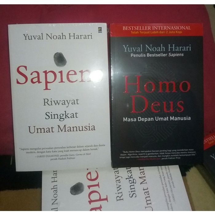 

NEW Paket 2 Buku Sapiens Dan Homo Deus Yuval Noah Harari