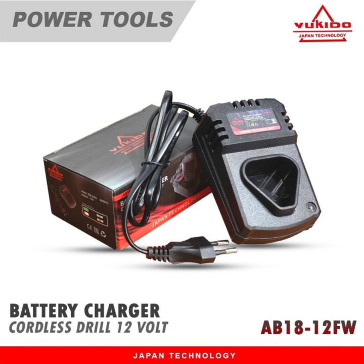 Harga Murah charger baterai 12volt / cas adaptor baterai bor cordless / cas charger baterai bor cord