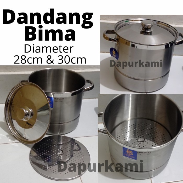 ✨Baru Dandang Panci Stenlis Bima 28 Bima Original Diskon