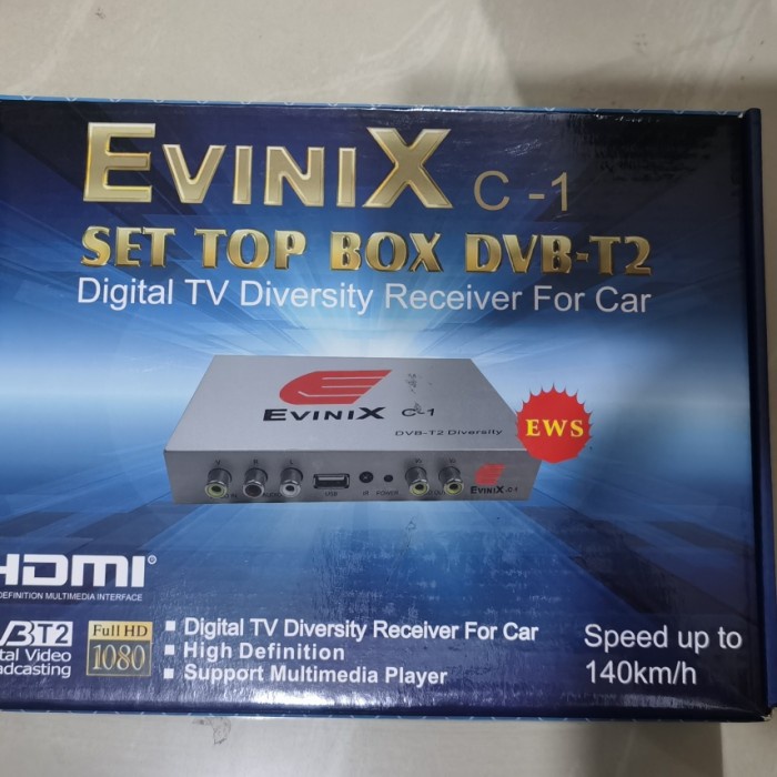✨Ori Set Top Box Dvb T2 Tv Digital Evinix Khusus Mobil Berkualitas