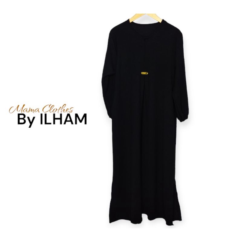 Abaya Midi Ayudia Gamis Daster Mama Clothes by ILHAM